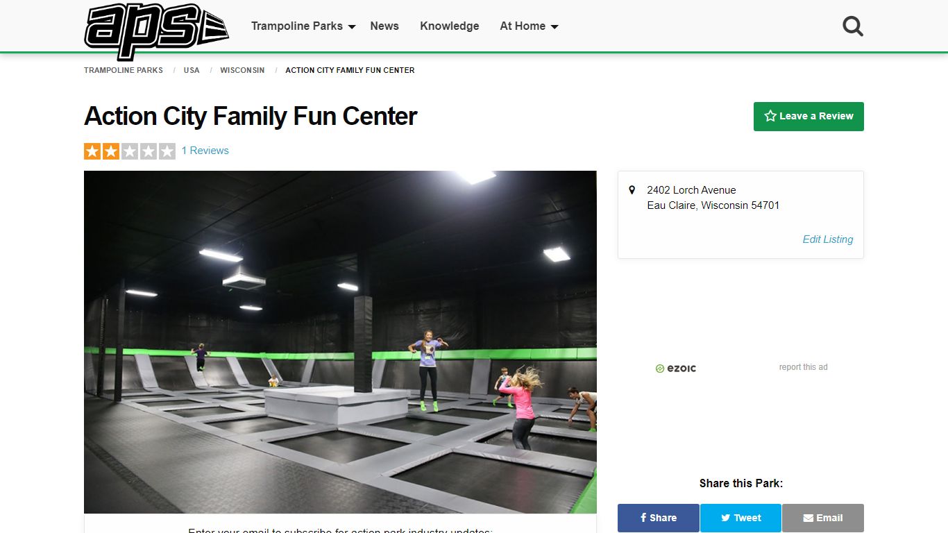 Action City Family Fun Center - Eau Claire, WI - Action Park Source